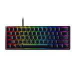 Razer Huntsman Mini 60% Gaming Keyboard: Fast Keyboard Switches - Clicky Optical Switches - Chroma RGB Lighting - PBT Keycaps - Onboard Memory - Classic Black