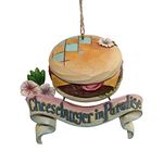 ENESCO Jim Shore Margaritaville Cheeseburger Paradise Christmas Ornament 4059125 New