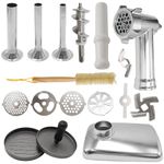 Ollanoos Metal Food Grinder Attachment, Replacement for KitchenAid Stand Mixer Replacement for PHISINIC Stand Mixer Replacement for Cuisinart SM-50BC SM-50R SM-50TQ