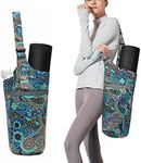 IwIeIaIrI Yoga Mat Bag with Large Size Pocket and Zipper Pocket，Yoga Bag Adjustable Shoulder Strap- Holds More Yoga Accessories