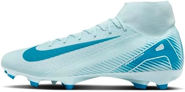 Nike Men's Zm Superfly 10 Acad Fg/Mg Football Shoe, Glacier Blue/Blue Orbit, 9.5 UK, Glacier Blue Blue Orbit, 10.5 US