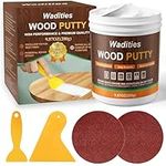 Wadities White Wood Filler, White Wood Putty, Paintable Stainable Wood Repair Putty, 9.87 Ounce Wood Furniture Repair kit, Quickly Repair Wood Cracks and Holes on Wooden Floor Furniture (White)