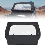 KEMIMOTO UTV Rear Windshield with Zipper Window - Soft, Water Proof 2-IN-1, Compatible With Polaris RZR 570, RZR TRAIL 570, RZR 800, RZR S 800, RZR 900