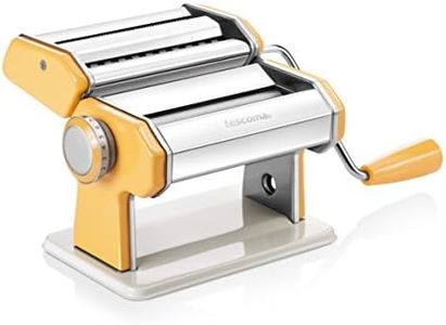 Tescoma Pasta Machine, Plastic, Yellow/Silver/White, 21 x 14 x 19.5 cm