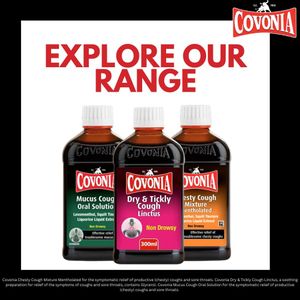 Covonia Dry & Tickly Cough Syrup, Non-Drowsy, 300ml – Sore Throat Relief