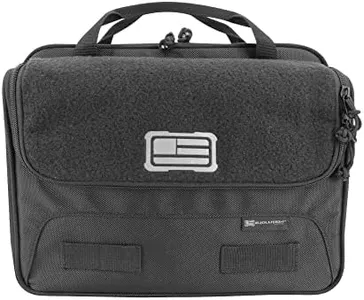 Evolution Outdoor Tactical XL Double Pistol Case - 13" in, 1680D Tactical Series, Tactical Gear, Soft Gun Case, Black Firearm Case, 2 Pistol Handgun Case