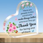 JMIMO Thank You Gifts for Women, Appreciation Gifts for Women Grateful Gifts Acrylic Heart Keepsake for Female Colleague Teacher Boss Volunteer Nurse Doctor Manager Director Superior