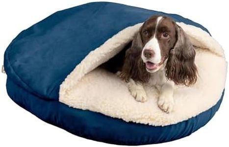 Snoozer Luxury Microsuede Cozy Cave Pet Bed, Extra Large - Sapphire
