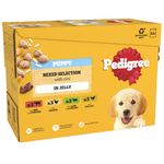 Pedigree Junior Wet Dog Food for Young Dogs and Puppies, 12 Pouches (12 x 100 g)