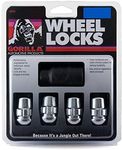 Gorilla Automotive Products 38431XL Chrome Wheel Lock, Set of 4 (Seat 12mm x 1.50 Thread Size)