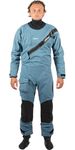 Gul Mens Dartmouth Eclip Zip Drysuit Dry Suit & Underfleece - Blue - 3 Layer Dry Suit Waterproof Sprayproof