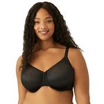 Wacoal Women's Back Appeal Underwire Bra, Black, 36G