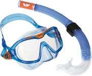 AQUALUNG Combo Mix - Diving Mask Snorkel, Children Aged 4 Years and Older, Suitable for Scuba Diving, Snorkeling, with UV Protection and Silicone Gaskets, Anti-fog and Anti-leak Lenses, Boys & Girls