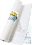 Tritart White Tracing Paper Roll 16 inch x 164 feet - 50 g/m² Sewing Pattern Paper for Ink, Pencil & Markers - Tracing Paper for Sewing & Dressmaking - Sketch Drafting Paper roll