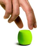 Boompods Zero Mini Portable Bluetooth Speaker - Wireless Speakers, IPX6 Waterproof, 5 Hr Playtime, Small Outdoor Speaker with Microphone & Dual Pairing Option, for Shower, Travel, & iPhone, Lime Green
