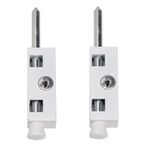 Sterling PLW202 Multi-Purpose Door Bolt - White (2 Pack)