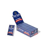 Zig-Zag - Free Burning Rolling Papers, Carton of 25 packs, 100 Leafs per Pack, Single Wide (Regular) Size, Kut Corners Easy Rolling, 100% Natural Gum Arabic, No Bleach, Authentic (Blue)