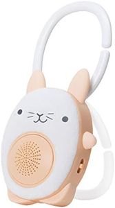 WavHello Portable Baby Sleep Soother - Rechargeable Bluetooth Noise Machine Travel Sound Speaker Great for Cribs, Strollers, Car Seat and More - Bella The Bunny Soundbub, White