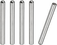 uxcell 8x80mm Dowel Pins, 5pcs 304 Stainless Steel Round Head Flat Chamfered End Dowel Pin Bunk Bed Pins Shelf Pegs Support Shelves Fasten Elements