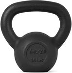 Yes4All Cast Iron Kettlebell/Adjustable Kettlebell, Available Kettlebells for 4KG/10LB, 6KG/15LB, 8KG/20LB, 16KG/35LB, 18KG/40LB, 20KG/45LB