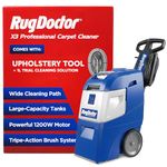 Rug Doctor X3 Professional Carpet Cleaner | Commercial-Grade Results | Dual Action Brushes | Powerful Suction; Fast Drying Times | Upright Carpet Cleaner with Upholstery Attachment, 1200W
