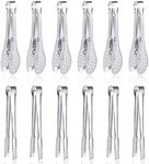 12 Pack Premium Small Serving Tongs