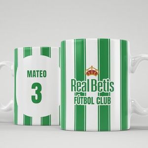 Transparent Gift Taza Personalizada del Bestis Fútbol. Regalos Personalizados para Cumpleaños, Día del Padre. Tazas Personalizadas de Cerámica Desayuno. Regalos Originales para Padres, Amigos y Pareja