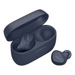 Jabra Elite 4 Active in-Ear Bluetooth Earbuds – True Wireless Earbuds with Secure Active Fit, 4 Built-in Microphones, Active Noise Cancellation and Adjustable HearThrough Technology – Navy