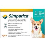 Fifozone Simparica Chewables 1 Tablet for 10-20 kg Dogs for Control of Ticks & Flea