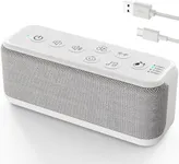 Sound Machine for Adults , USB Rechargeable White Noise Machine for Office Privacy & Noise Canceling, 42 Soothing Sound with Lullabies & Fan Sounds, Auto-Off Timer & 8-Level Volume Control