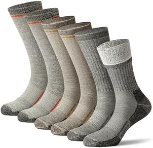 ACUSHLA 3 Pairs of Men's Thermal Socks, Winter Warm Socks, Merino Wool Socks, Thick Breathable Socks, Winter Socks, Hiking Socks for Hiking, Home, Leisure, Sports, Mixed, Medium