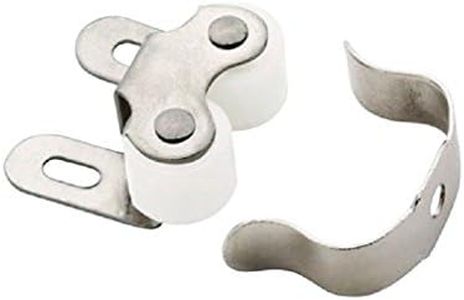 Amerock | Roller Cabinet Catch | Nickel | 1 inch (25 mm) Length | 10 Pack | Door Catch | Cabinet Door Latch