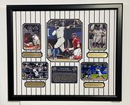 Aaron Judge 62nd Home Run multi photos with 8x10 professionally framed and double matted with engraved nameplates