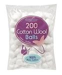 COTTON TREE 100% Pure Cotton, Super Soft, Pack of 200