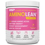 RSP AminoLean - All-in-One Pre Workout, Amino Energy, Weight Management Supplement with Amino Acids, Complete Preworkout Energy for Men & Women, Pink Lemonade, 30 Servings