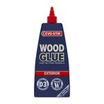 EVO-STIK Wood Glue - Exterior, Weatherproof, Extra Strong, Fast Setting, Suitable For All Wood Types, Dries Clear, 1L