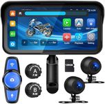 WEUASTE 6.25" Motorcycle Carplay wi