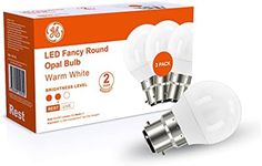 GE Fancy Round BC Rest LED Bulb 3 Piece, 250 Lumen 3.1 Wattage, Warm White