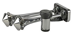 Wolo (418 Powerhouse Roof Mount Dual Trumpet Horns - 12 Volt