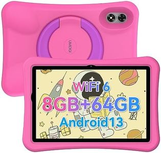 UMIDIGI Kids Tablet G1 Tab 10.1" Android 13 Tablet, 8(4+4)GB+64GB up to 1TB, 2.4/5G WiFi 6 Android Tablets for Kids, 8MP+8MP Dual Camera, Quad-Core, 6000mAh, BT5.0, Educational Games, Parental Control