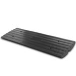 Pyle Car Driveway Curbside Bridge Ramp - Heavy Duty Rubber Threshold Curb Ramp, Used for Loading Dock, Garage, Sidewalk, Truck, Scooter, Bike, Motorcycle, Wheelchair Mobility, Other Vehicle - Pyle