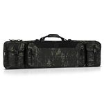 Savior Equipment Specialist Series Tactical Double Handgun Firearm Case Discreet Pistol Bag, Lockable Compartment, Additional Magazine Storage Slots (MultiCam Black, 13" x 9" Double Pistol Case)