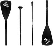 NorthPada Surf Paddleboard SUP Paddleboard Paddle Removable Single and Double Head Dual Purpose Paddle Inflatable Kayak Aluminium PP Blade Black