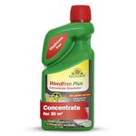 Neudorff WeedFree Plus Concentrate | Long Lasting Glyphosate Free Weedkiller 510ml | Stops Roots from Growing | Fast Visible Effect