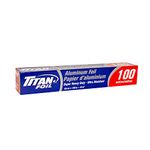 Titan Foil Heavy Duty Aluminum Foil Roll, Non-Stick Food Safe 45 cm x 100 m