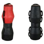 New Maxx grappling dummy with handles, mma floor punching bag, gound and pound (Black/Red)