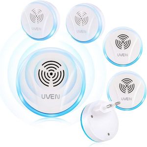 Ultrasonic Mosquito Repellent, 6 Pack Electromagnetic Ultrasonic Pest Repeller for Electric Mice Internal Repellent Anti Mosquitoes, Mice, Insects, Rats, Cockroaches, Spiders