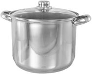 Buckingham Deep Induction Stock Pot with Glass Lid 26 cm, 11 L