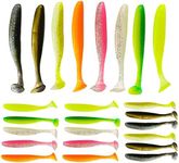 Soft Plastic Fishing Lures, 24Pcs P