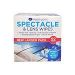 Healthpoint Spectacle Wipes, Extra Value 52 Pack, 2 Packs (104 Wipes!)